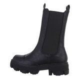 Trendy zwarte Chelsea boot Fiby_