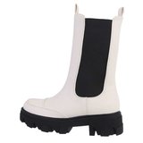 Trendy beige Chelsea boot Fiby_