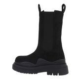 Halfhoge zwarte daimen Chelsea boot Bonna._