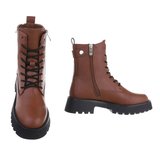 Camel kleurige boot Colinda._