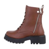 Camel kleurige boot Colinda._