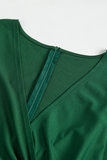 Elegante groene maxi jurk met overslag_