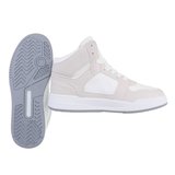 Trendy hoge wit-beige sneaker Zowy._