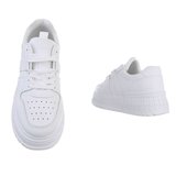 Witte lage sneaker Dalila._