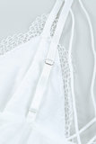 Elegante witte bodysuit in kant._