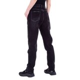 Zwarte straight leg jeans._