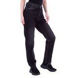 Zwarte straight leg jeans._