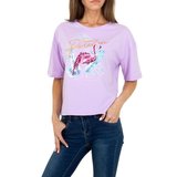 T-shirt lilas flamingo._