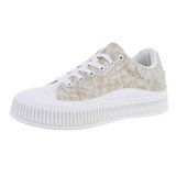 Trendy beige lage sneaker Vita._