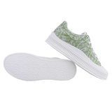 Trendy groene lage sneaker Vita._