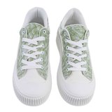 Trendy groene lage sneaker Vita._