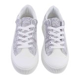 Trendy purperen lage sneaker Vita._