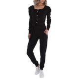 Hippe zwarte jumpsuit._