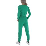 Hippe groene jumpsuit._