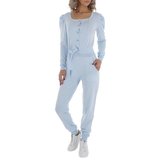 Hippe licht blauwe jumpsuit._