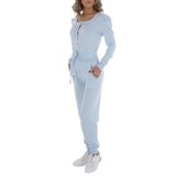 Hippe licht blauwe jumpsuit._