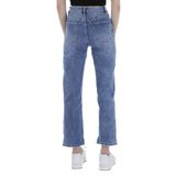 Zomerse 7/8 blauwe jeans._