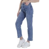 Zomerse 7/8 blauwe jeans._