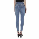 Jeans met extra hoge taille._
