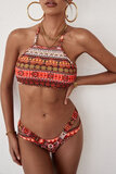 Rode tribal boho bikini._