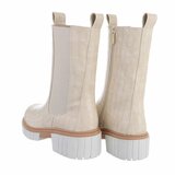 Beige Chelsea boot Miki._