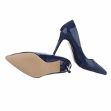 Klassieke blauwe pump Alexandra._