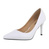 Klassieke witte pump Alexandra._