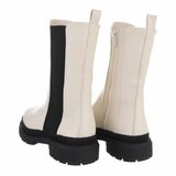 Beige two tone Chelsea boot Angelique._