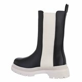 Zwarte two tone Chelsea boot Angelique._