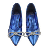 Blauwe pump Katrien._