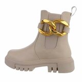 Trendy beige Chelsea boot Birgit._