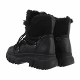 Zwarte daimen winterboot Nelma._