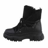 Zwarte daimen winterboot Nelma._