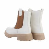 Wit-bruine Chelsea boot Amelle._