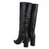 Hoge zwarte laars Angelita._