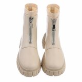 Beige mixed Chelsea boot Arenda._