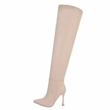 Beige overknee laars Annalise._