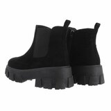 Zwarte lage daimen Chelsea boot Arnika._