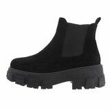 Zwarte lage daimen Chelsea boot Arnika._