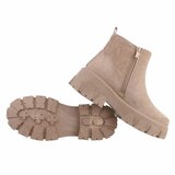 Beige lage daimen Chelsea boot Arnika._