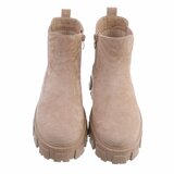 Beige lage daimen Chelsea boot Arnika._