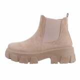 Beige lage daimen Chelsea boot Arnika._