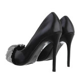 Zwart high heel pump Azia._