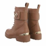 Camelkleurige boot Amalie._