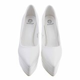 Witte high heel pump Antonette._