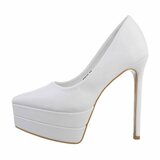 Witte high heel pump Antonette._