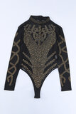 Fashion body top noir avec strass SOLD OUT_