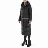 Trendy zwarte winterjas 3 in 1._