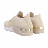 Trendy lage beige sock sneaker Amitis._