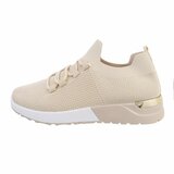 Trendy lage beige sock sneaker Amitis._